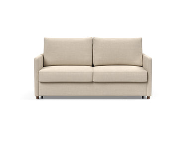 Neah 160 sovesofa med slim armlæn i 586 Phobos Latte, set forfra