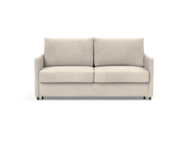 Neah 160 sovesofa med slim armlæn i 594 Corduroy Ivory, set forfra