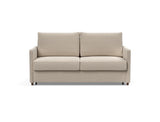 Neah 160 sovesofa med slim armlæn i 612 Blida Sand Grey, set forfra