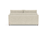 Neah 160 sovesofa med slim armlæn i 357 Taura Off White, set bagfra