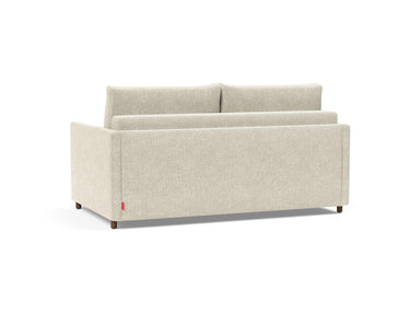 Neah 160 sovesofa med slim armlæn i 357 Taura Off White, set skråt bagfra