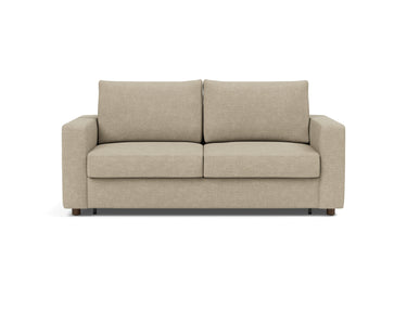 Neah 160 sovesofa med standard armlæn i 356 Taura Sand, set forfra
