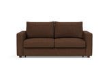 Neah 160 sovesofa med standard armlæn i 359 Taura Cappuccino, set forfra
