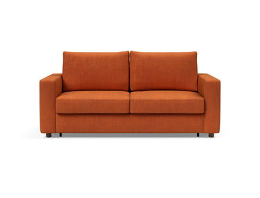 Neah 160 sovesofa med standard armlæn i 412 Esina Rust Orange, set forfra