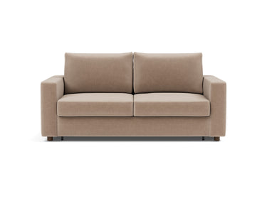 Neah 160 sovesofa med standard armlæn i 417 Esina Mocha, set forfra