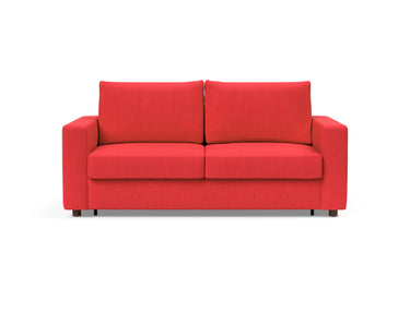 Neah 160 sovesofa med standard armlæn i 511 Elegance Red, set forfra