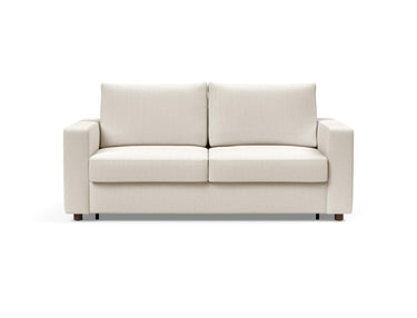 Neah 160 sovesofa med standard armlæn i 531 Bouclé Off White, set forfra