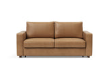 Neah 160 sovesofa med standard armlæn i 551 Faunal Brown, set forfra