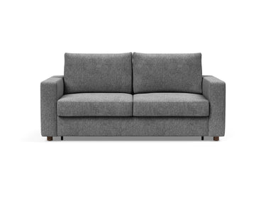 Neah 160 sovesofa med standard armlæn i 563 Twist Charcoal, set forfra