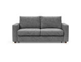Neah 160 sovesofa med standard armlæn i 563 Twist Charcoal, set forfra