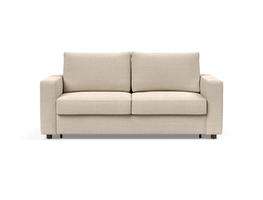Neah 160 sovesofa med standard armlæn i 586 Phobos Latte, set forfra