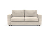 Neah 160 sovesofa med standard armlæn i 594 Corduroy Ivory, set forfra