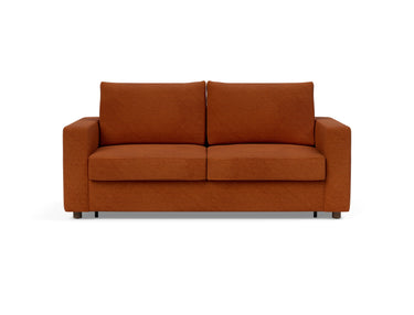 Neah 160 sovesofa med standard armlæn i 595 Corduroy Burnt Orange, set forfra