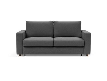 Neah 160 sovesofa med standard armlæn i 852 Mahoga Seal Grey, set forfra