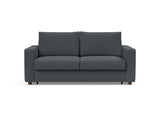 Neah 160 sovesofa med standard armlæn i 894 Mozart Grey Bronze, set forfra