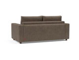 Neah 160 sovesofa med standard armlæn i 411 Esina Cedar Brown, set skråt bagfra