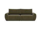 Norum sovesofa med Curve armlæn i 316 Cordufine Pine Green, set forfra