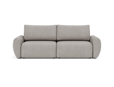 Norum sovesofa med Curve armlæn i 321 Corocco Warm Grey, set forfra