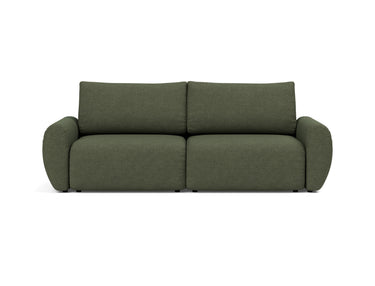 Norum sovesofa med Curve armlæn i 353 Taura Forest, set forfra