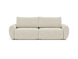 Norum sovesofa med Curve armlæn i 357 Taura Off White, set forfra