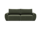 Norum sovesofa med Curve armlæn i 413 Esina Olive Green, set forfra