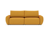 Norum sovesofa med Curve armlæn i 507 Elegance Burned Curry, set forfra