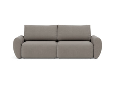 Norum sovesofa med Curve armlæn i 521 Mixed Dance Grey, set forfra