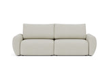 Norum sovesofa med Curve armlæn i 527 Mixed Dance Natural, set forfra
