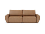 Norum sovesofa med Curve armlæn i 551 Faunal Brown, set forfra