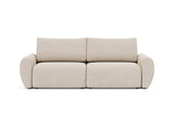 Norum sovesofa med Curve armlæn i 612 Blida Sand Grey, set forfra