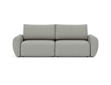 Norum sovesofa med Curve armlæn i 853 Mahoga Dove Grey, set forfra