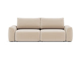 Norum sovesofa med Chunky armlæn i 410 Esina Almond, set forfra