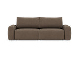 Norum sovesofa med Chunky armlæn i 411 Esina Cedar Brown, set forfra