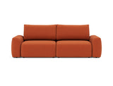Norum sovesofa med Chunky armlæn i 412 Esina Rust, set forfra