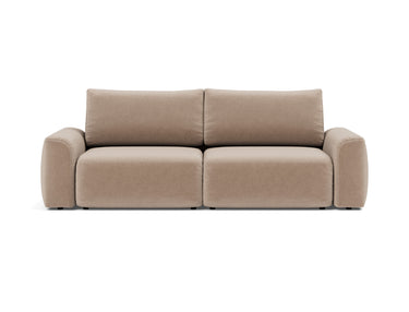 Norum sovesofa med Chunky armlæn i 417 Esina Mocha, set forfra