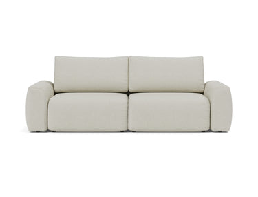 Norum sovesofa med Chunky armlæn i 527 Mixed Dance Natural, set forfra