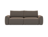 Norum sovesofa med Chunky armlæn i 530 Bouclé Taupe, set forfra