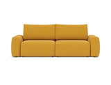 Norum sovesofa med Chunky armlæn i 536 Bouclé Ochre, set forfra