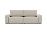 Norum sovesofa med Chunky armlæn i 539 Bouclé Beige, set forfra