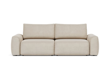 Norum sovesofa med Chunky armlæn i 586 Phobos Latte, set forfra