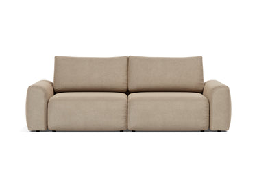 Norum sovesofa med Chunky armlæn i 587 Phobos Mocha, set forfra