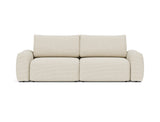 Norum sovesofa med Chunky armlæn i 594 Corduroy Ivory, set forfra