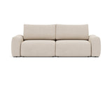 Norum sovesofa med Chunky armlæn i 612 Blida Sand Grey, set forfra