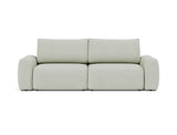 Norum sovesofa med Chunky armlæn i 888 Mozart Slate Brown, set forfra
