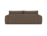 Norum sovesofa med Chunky armlæn i 411 Esina Cedar Brown, set bagfra