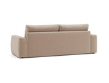 Norum sovesofa med Chunky armlæn i 417 Esina Mocha, set skråt bagfra