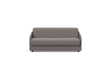Eivor 140 sovesofa med Spring madras i 521 Mixed Dance Grey, set forfra