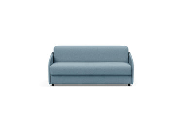 Eivor 140 sovesofa med Spring madras i 525 Mixed Dance Light Blue, set forfra