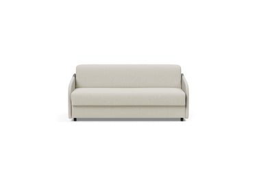 Eivor 140 sovesofa med Spring madras i 527 Mixed Dance Natural, set forfra