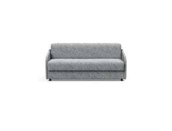 Eivor 140 sovesofa med Spring madras i 565 Twist Granite, set forfra